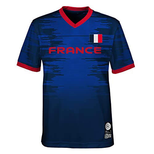 FIFA T-Shirt Officiel 2023 Unisexe pour Femme Coupe du Monde de Football Adulte Équipe de France (1 pièce)
