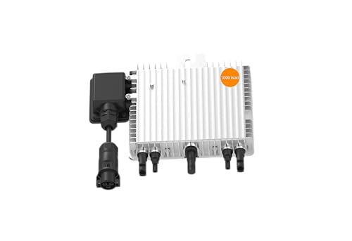 Deye SUN-M100G4-EU-Q0 Micro-onduleur, 1000 W, 2 MPPT, WiFi, IP67, conforme VDE, pour centrales de balcon (HTDYG4-1000)