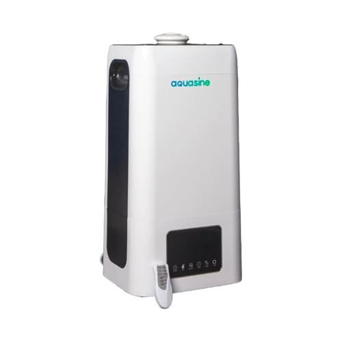 Humidificateur d'air maison, bureau, espace commercial. Humidificateur d'air plante, Humidificateur d'air grand espace jusqu'à 120m². réservoir de 24L, 5 puissances, Hygrométrie régulable, timer