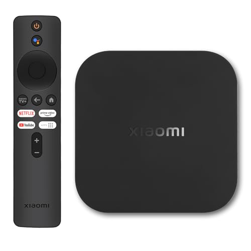 Xiaomi TV Box S 2nd Gen 4K Android Streaming Box | Chromecast & Bluetooth 5.2 | Dual Wi-FI | 2GB RAM+8GB ROM | Mijia Smart TV Box with IR Remote for 4K TVs