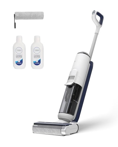 Tineco iFLOOR 5 Breeze Complete Nettoyeur de Sol, Aspirateur Sec Humide sans Fil, Nettoyage en Un Seul Passage des sols durs, Nettoyage dans Les Angles, Auto-Nettoyage Automatique, Conception légère