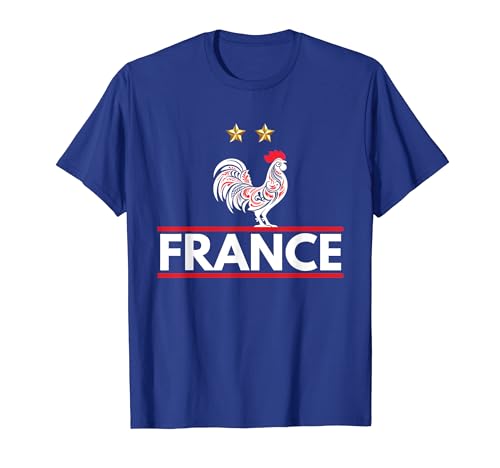 France Coq Français Vintage & Drapeau - Équipe de France T-Shirt