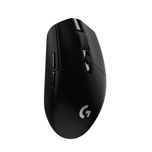 Logitech G305 Radio-fréquence Souris Gamer sans Fil, Capteur Gaming HERO, 12 000 PPP, Ultra-Léger, 6 Boutons Programmables, Batterie Longue Durée, Mémoire Intégrée, Compatible avec PC/Mac - Noire