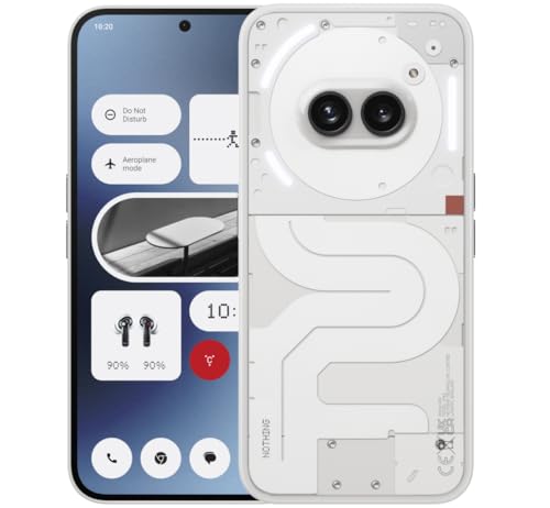 Nothing Phone (2a) 8+128GB - Telephone portable avec Nothing OS 2.5 - Blanc Cassé