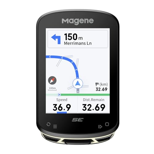 Magene C506SE Compteur Vélo GPS sans Fil, Écran Couleur Étanche de 2,4'', Navigation Routière, Bluetooth&WiFi, Données Personnalisées, 11 Langues
