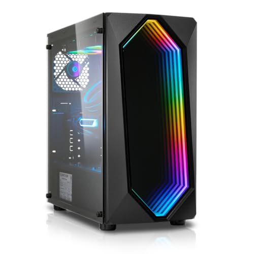 Memory PC Gamer PC Ryzen 7 5700X 8X 4.6 GHz, 32 Go DDR4 RAM, 1TB M.2 SSD, RTX 5060 8Go, Win 11 Pro