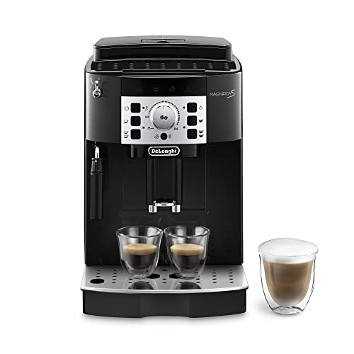 De'Longhi Magnifica S Machine a Café Grain ECAM22.110.B, Machine Expresso et Cappuccino, 1.8L, Noir [Exclusif Amazon]
