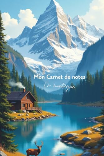 Mon carnet de notes en montagne: 120 pages, 15x22 cm : Vision board, journal personnel, développement personnel, motivation, créativité, organisation, ... mindset, to-do list, inspiration, rêves