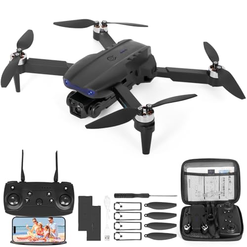 Drone pour Enfant avec Caméra 1080P HD, Drone Quadricoptère FPV WiFi Télécommandé, Mode sans Tête, Maintien d'Altitude, 360°Flips, Cadeau et Jouet pour Enfant ou Débutant