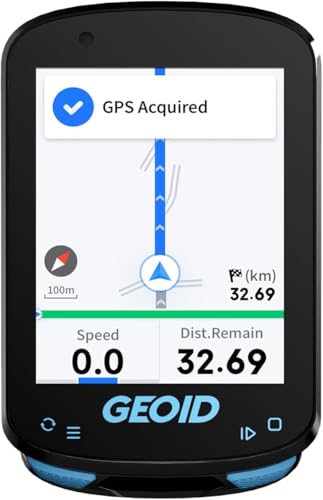 GEOID CC600 Compteur Vélo sans Fil, Navigation, Écran Couleur 2,4 Pouces, Entraînement Cycliste, Multilingue, IPX7, WiFi&Bluetooth&Ant+
