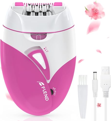 Épilateur, 2 réglages de vitesse de glissement lisse, épilateur pour femme, épilateur électronique pour femme, visage, jambes, bikini, bras, jambes