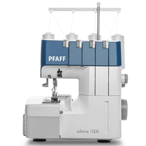 PFAFF Machine à coudre Admire 1000 Multicolore Aluminium 4 fils 16 points différents Facile à utiliser