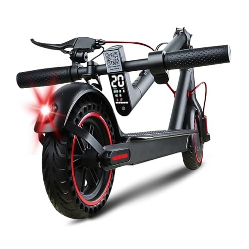QnQ Trottinettes Électriques Adulte, 2025 Trottinette Pliable 8,5", Moteur 500W/25KM/H Autonomie 25KM, Pneus Nid d'abeille Increvables, Contrôle Via APP et Affichage LED,Batterie 36V 7.5Ah, Max 120kg