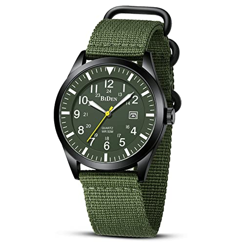 HANPOSH Montre Homme Montres Bracelets Etanche Design Analogique Lumineuses Acier Inoxydable Cadran Calendrie Fashion