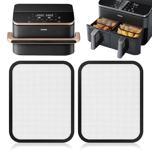 Protection anti-éclaboussures en acier inoxydable à mailles fines pour Cosori Airfryer 8,5 l/Dual Blaze TwinFry 10 l, accessoire de friteuse à air chaud, protection anti-éclaboussures de graisse pour