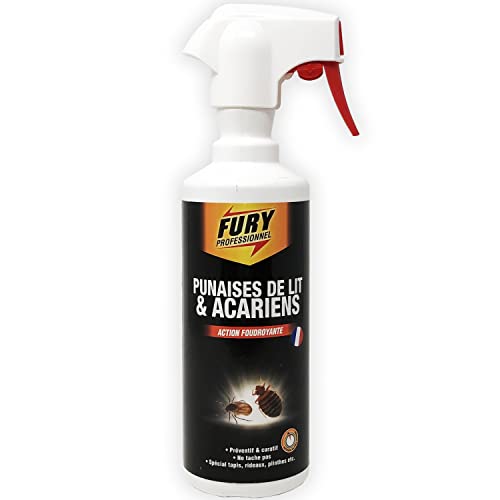 Traitement anti punaise de lit et acarien, Produit/Spray insecticide contre les acariens et punaises, protege la literie, effet repulsif – Bombe professionnelle efficace et puissante pour matelas