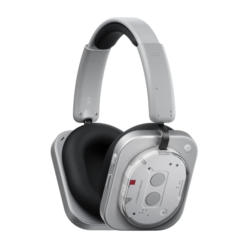 Nothing Headphone (1) Casque Circum-Aural sans Fil avec Réduction Active du Bruit, 80h Autonomie, Hi-Res, Audio Spatial, Résistant à l’Eau – Blanc