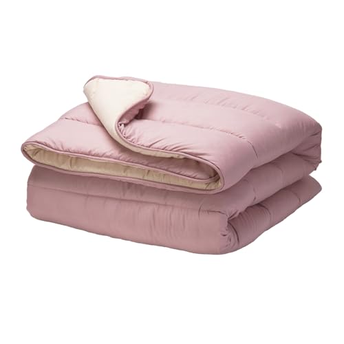 Pikolin Home - Couette en Fibre hypoallergénique et réversible, Automne/Hiver, 300g/m². 100x120cm-Berceau, Violet