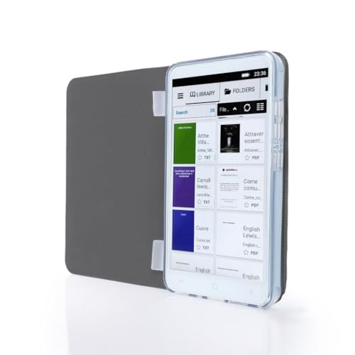 LICAEVEY Liseuse électronique à écran Tactile LCD de Couleur 5 Pouces - Appareil de Lecteur Ebook Android 5.1 avec WiFi, Bluetooth, FM, 1 Go de Stockage de RAM + 8 Go, Lecteur de Livres