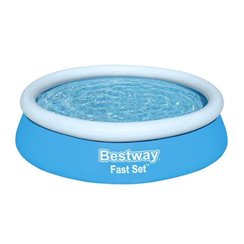 Bestway Kit Piscine Gonflable Ronde Fast Set - 183 cm x 183 cm x 51 cm - Bleu