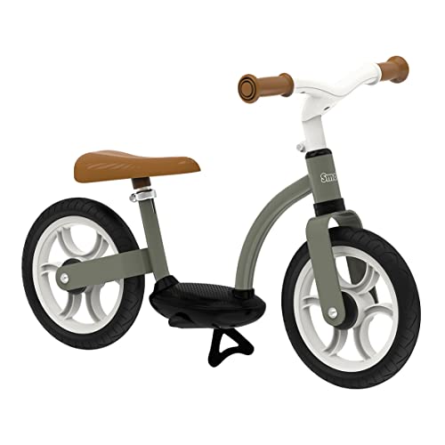 Smoby - Draisienne Confort - Roues Silencieuses - Facile à Manier - Repose-Pieds + Béquille Intégrée - Selle Réglable - A Partir de 2 Ans