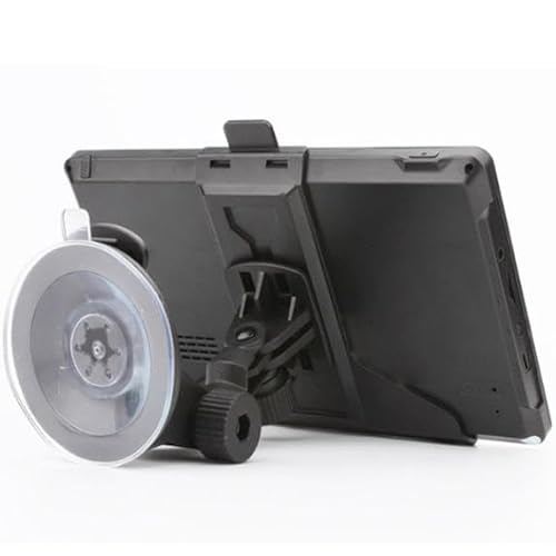 Navigation GPS HD de 7" pour voitures, camions, cartes du Royaume-Uni et de l'Europe, mises à jour gratuites à vie, recherche de code postal, guidage vocal, alerte radar, aide au guidage de voie, POI