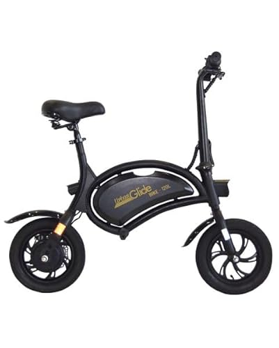 UrbanGlide Draisienne électrique Bike 120+ – Adulte/Ado dès 14 Ans – 250W, 36V 6Ah, 25 km/h, Pliable, LED, 12 Pouces