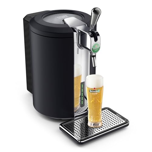 Krups Beertender Compact Ultimate, machine à bière pression, Mousse et température parfaites, Fûts 5 L, YY5603FD