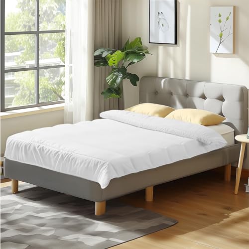 JEMIDI Couette 135x200 - Couette 1 Personne Chaude pour Hiver et Toutes Les Saisons - Couverture lit en Polyester Duvet sans Plumes d'animaux