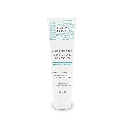 Easy Love Lubrifiant à Base d’Eau Spécial Sextoys – 100 ml – Compatible Tous Jouets Intimes, Préservatifs – Vegan, Testé Dermatologiquement – Fabriqué en France