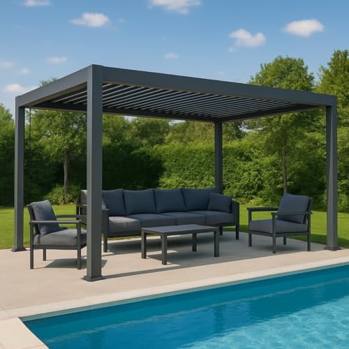 Gecko Jardin Pergola bioclimatique 3X4 m Isis
