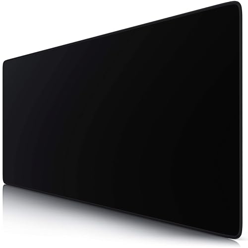 CSL-Computer - Tapis de souris XXL Speed Gaming Titanwolf noir 900 x 400 mm - Grande base de table - Améliore la précision et la vitesse, 23032532, Type 1