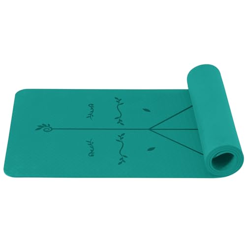Good Nite Tapis de yoga 6 mm - Tapis de gymnastique en TPE - Antidérapant - Tapis de fitness - Tapis d'entraînement - Tapis de Pilates - Pour yoga, pilates et entraînement - 183 x 61 x 0,6 cm
