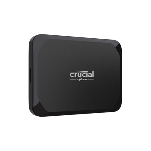 Crucial X9 1To Disque SSD Externe Portable, Jusqu’à 1050Mo/s, Compatible avec PC, Mac, Playstation et Xbox, USB-C 3.2 - CT1000X9SSD902