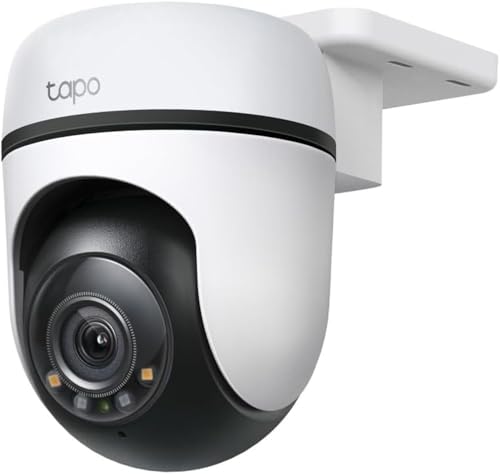 Tapo C510W 2K Caméra de Surveillance WiFi extérieur 360°, Vision Nocturne Couleur, Détection de Personne et Suivi de Mouvement, Étanche IP65, Alarme sonore Personnalisable