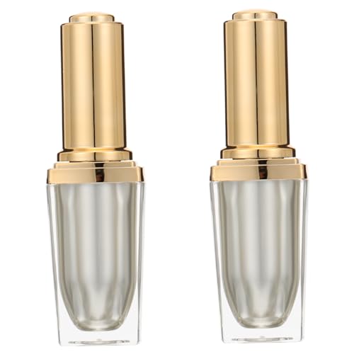 Healvian 2 pièces Bouteilles Vides de Vernis à Ongles Flacon Verre Opaque avec Bouchon Pinceau pour DIY et Reconditionnement Pratique et Étanche Couleur Aléatoire Couleur Aléatoire