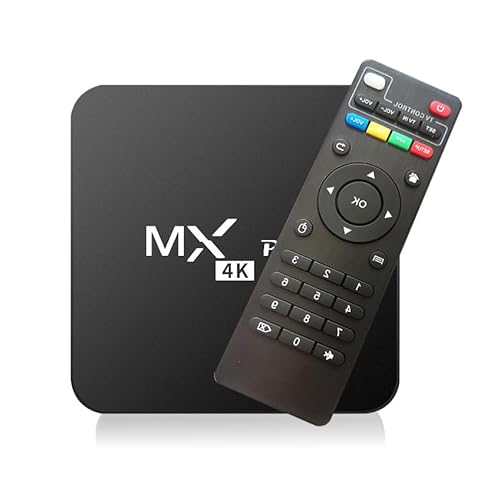 Décodeur Android TV, décodeur 2G RAM + 32G ROM, décodeur 4K Ultra HD, Mini Lecteur multimédia Fluide et Grand Espace de Stockage